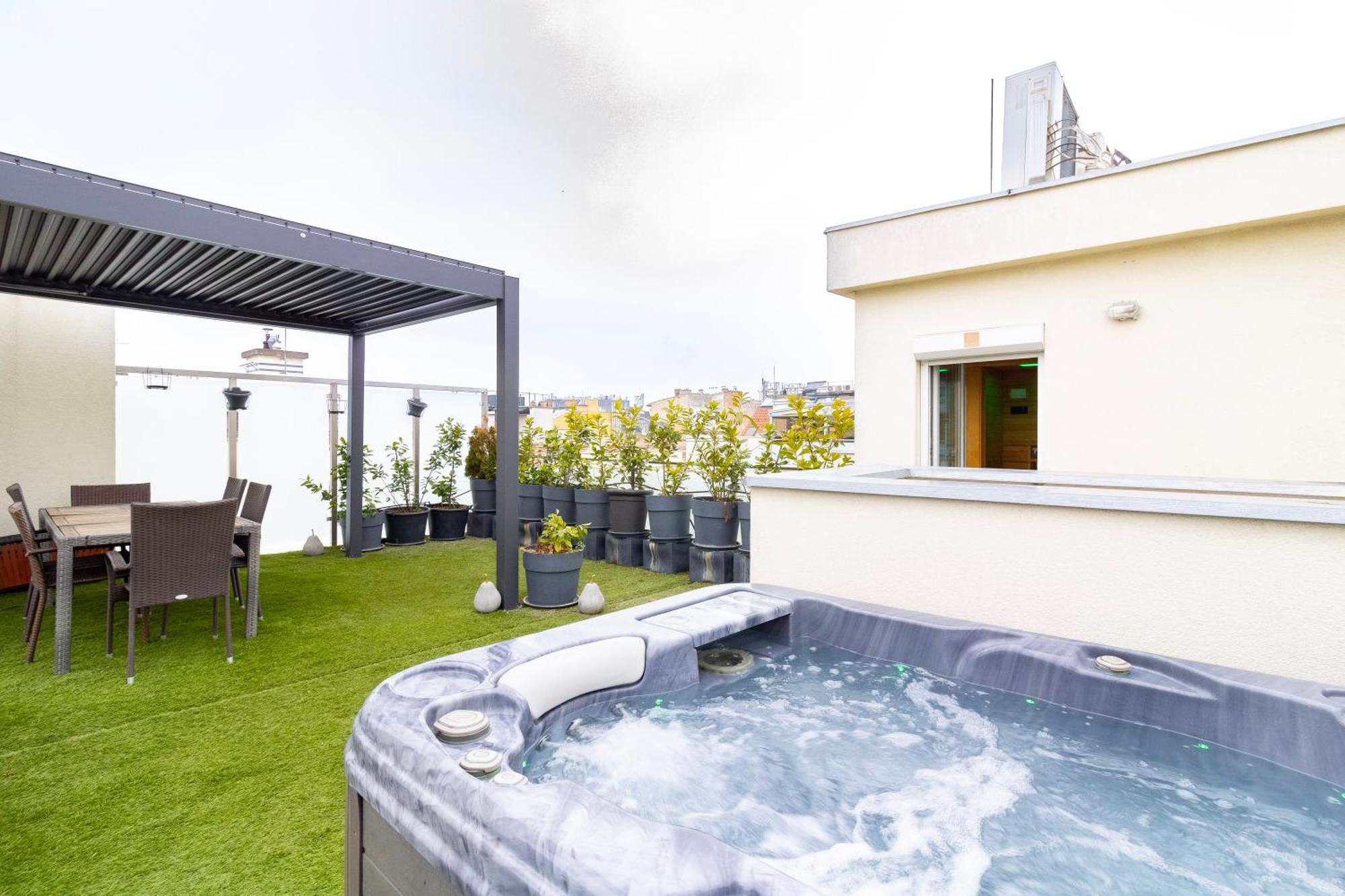 Jacuzzi Roofterrace Luxury Over The Opera Budapeşte Dış mekan fotoğraf